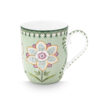 Mok S Lily & Lotus Groen bloem 145ml | PiP Studio