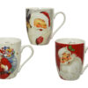 Mok porselein met kerstman 340ml | Decoris