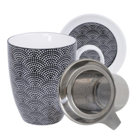 Mokset Zwart-Witte Stippen - Tokyo Design Studio Nippon Black - 380ml 8