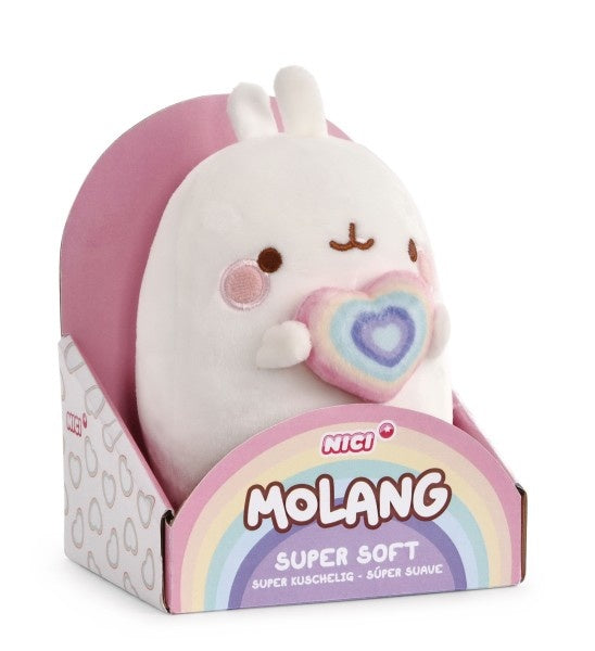 Molang knuffel met hart - 16 cm | Molang