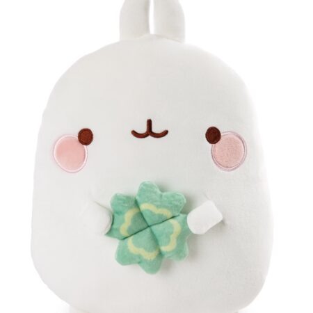 Molang knuffel met klaver - 48 cm | Molang