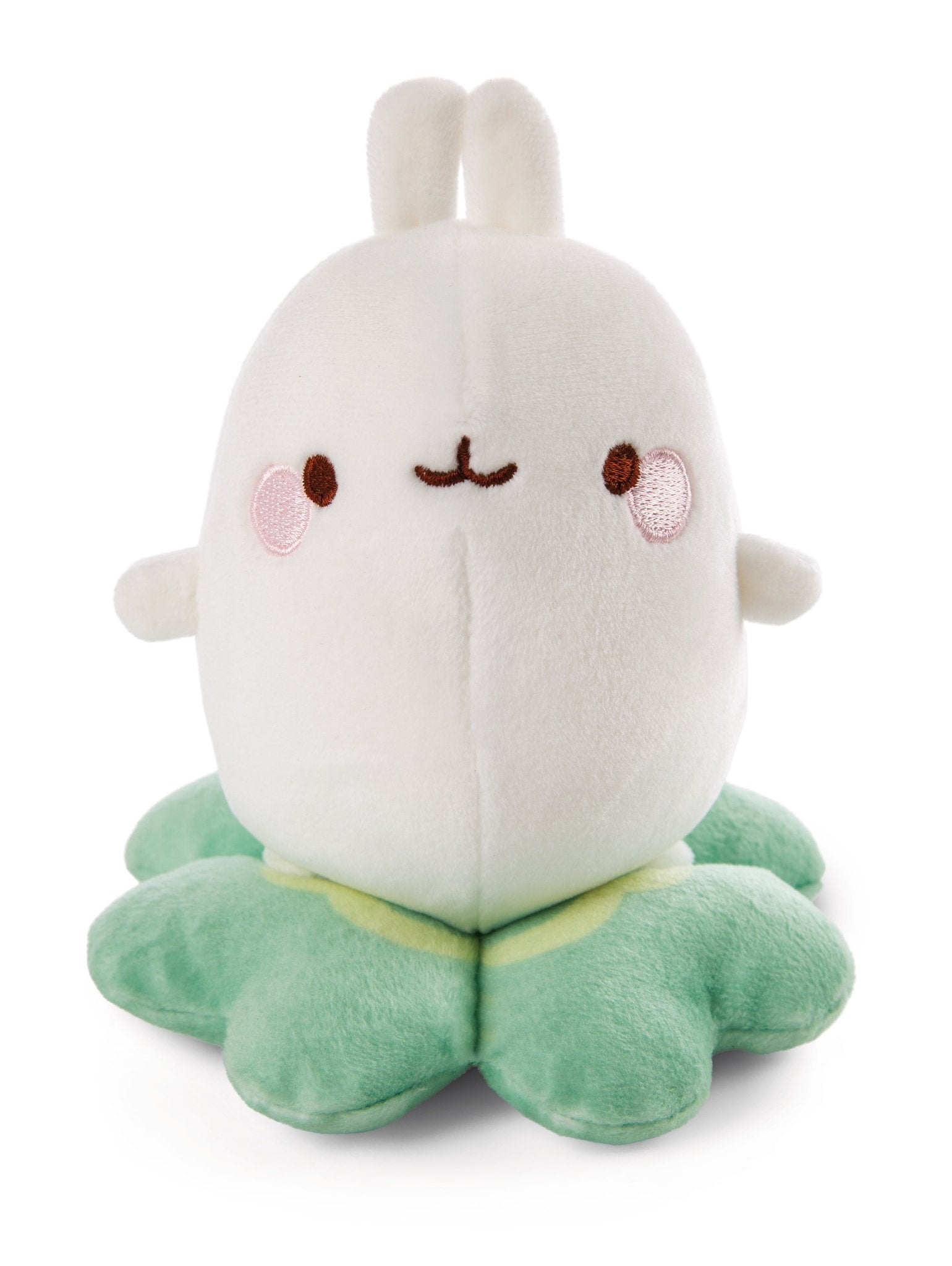 Molang knuffeltje op klaver - 12 cm | Molang