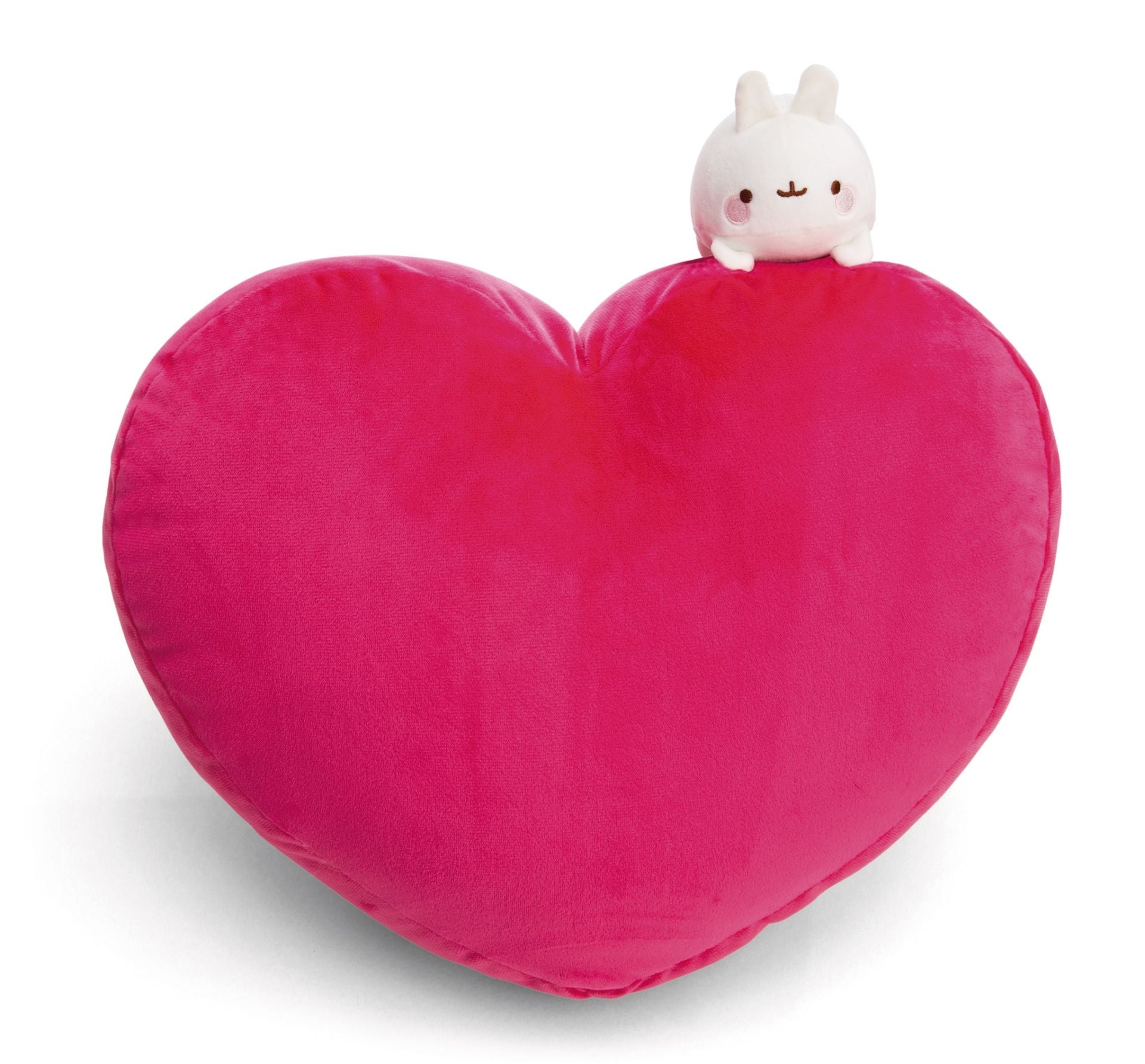 Molang kussen hart - 42 x 27 cm | Molang