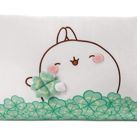 Molang kussen met klaver - 43 x 25 cm | Molang