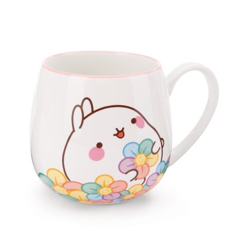 Molang mok porselein - bloemen | Molang