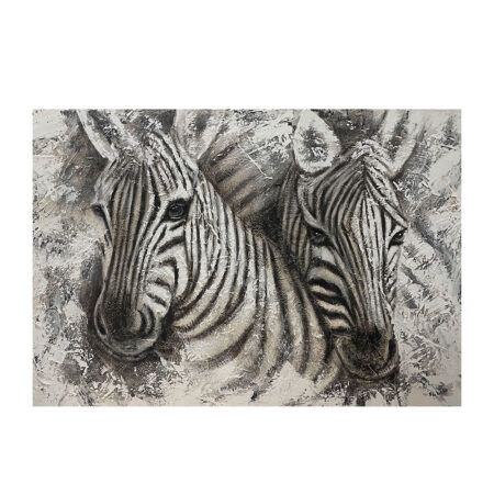 Mondiart schilderij Zebra’s |