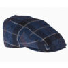 Moons Tweed Cap Navy Tartan | Barbour
