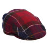 Moons Tweed Cap Rood Tartan | Barbour