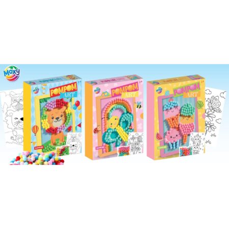 Moxy Pomponkunst met lijst | Moxy