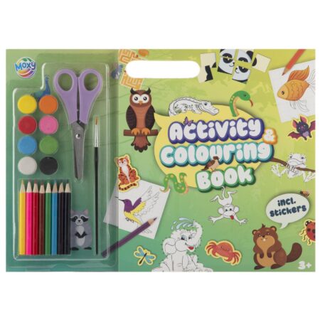 Moxy Verf-en activiteitenboek + stickers | Moxy
