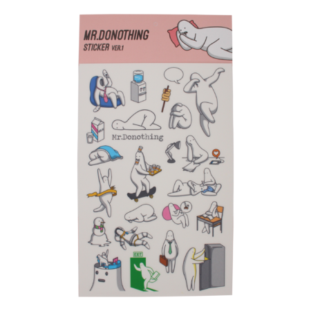 Mr.Donothing stickervel 1 | Mr.Donothing