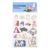 Mr.Donothing stickervel 4 Blue | Mr.Donothing