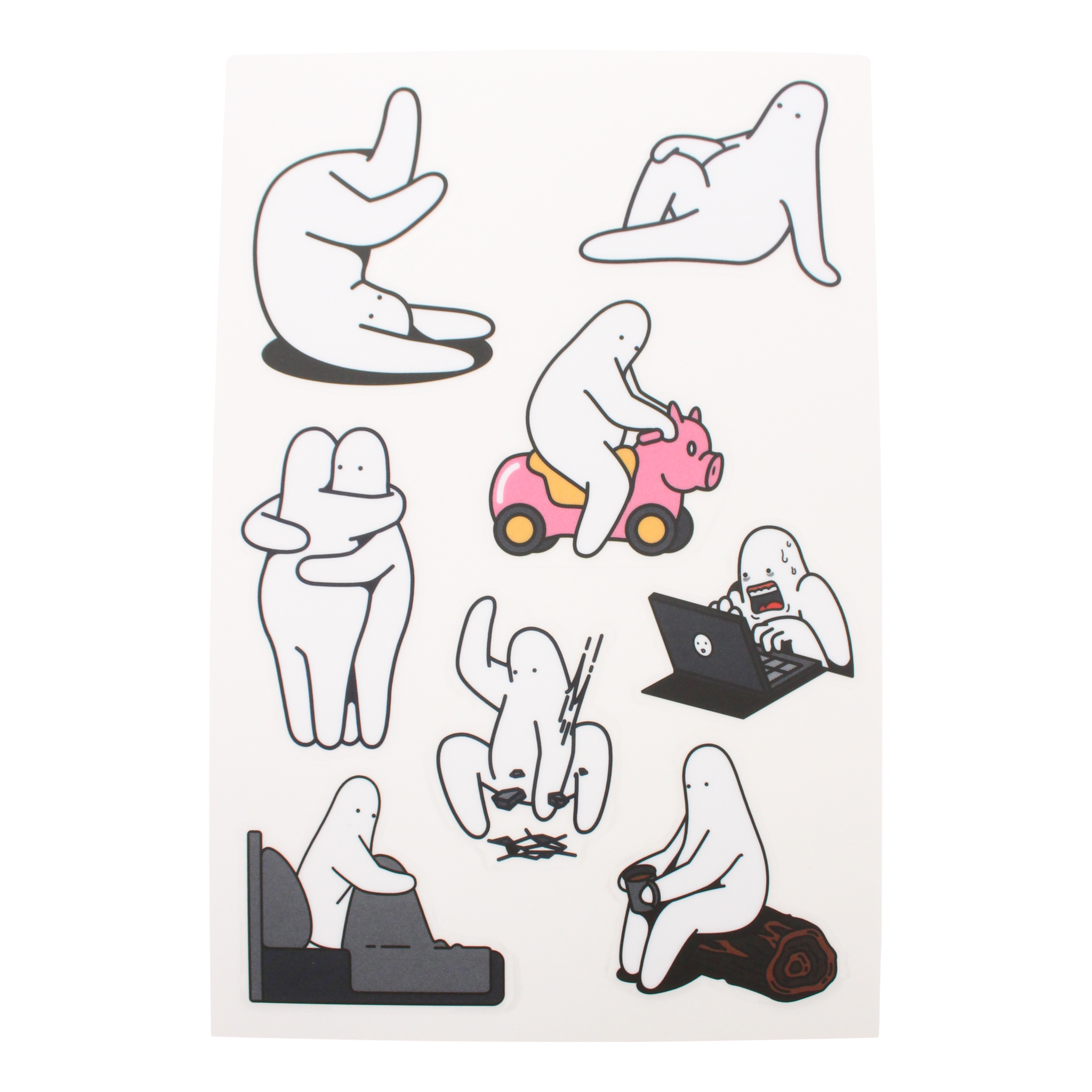 Mr.Donothing stickervel versie B | Mr.Donothing