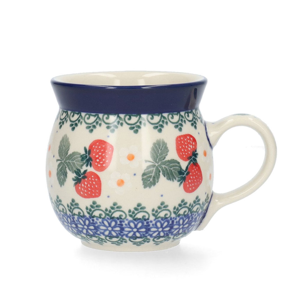 Mug Farmer 240 ML - Strawberries | Bunzlau Castle