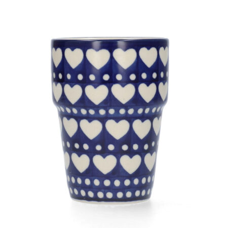 Mug Milk 230ml - Blue Valentine | Bunzlau Castle