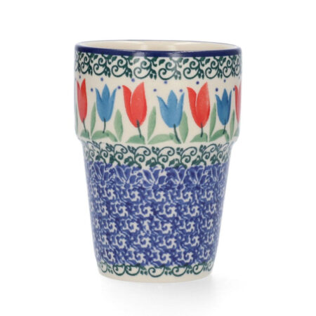 Mug Milk 230ml - Tulip Royal | Bunzlau Castle