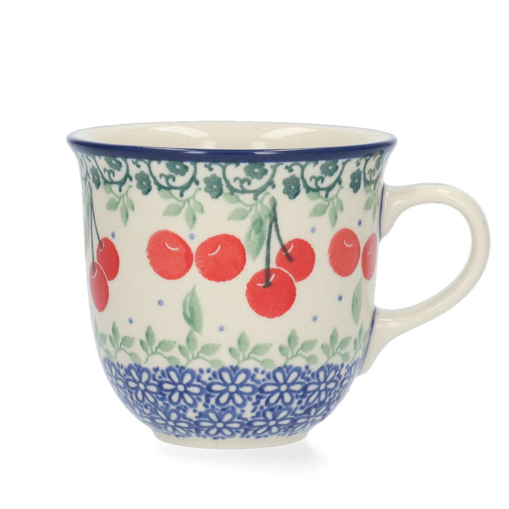 Mug Tulip 200ml - Cherries | Bunzlau Castle