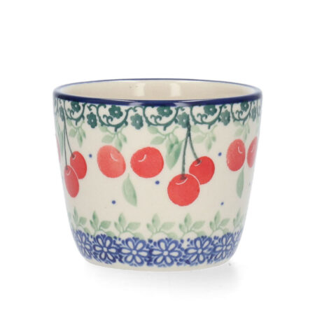 Mug Tumbler 220ml - Cherries | Bunzlau Castle
