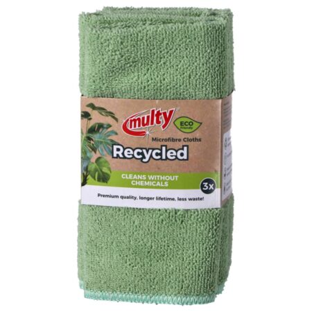Multy Gerecyclede Microvezeldoeken 3 Stuks Eco | Multy
