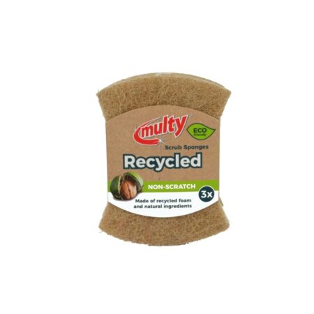 Multy Gerecyclede Schuursponsen 3 Stuks Eco | Multy