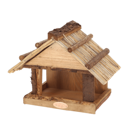 Muurvoedertafel rieten dak / Esschert Design | Esschert Design