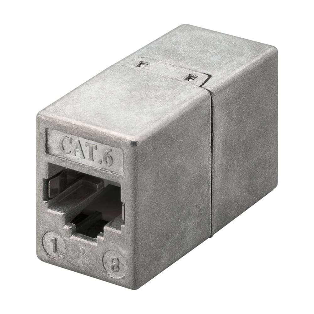 NET Modulair koppelstuk - CAT6 - RJ45 - keystone - voor internetkabels - ethernet kabel - CAT kabel | Goobay