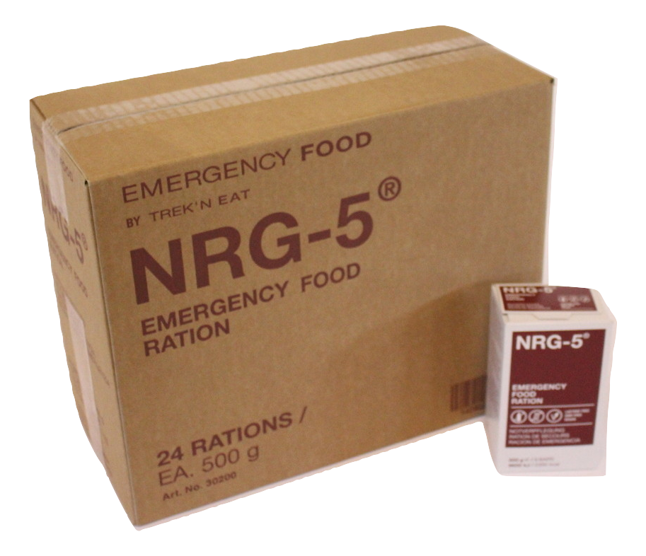 NRG-5 - Noodrantsoen - 2300 kcal - Vegan - Hele Doos met 24 stuks | MSI
