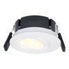Napels LED inbouwspot Extra Plat (39mm) - 360° Kantelbaar - 8 Watt 570 Lumen - Dimbaar - IP65 - Wit | HOFTRONIC