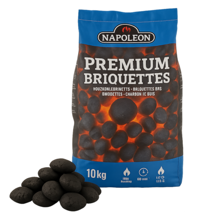 Napoleon premium grillbriketten - 10kg | Napoleon