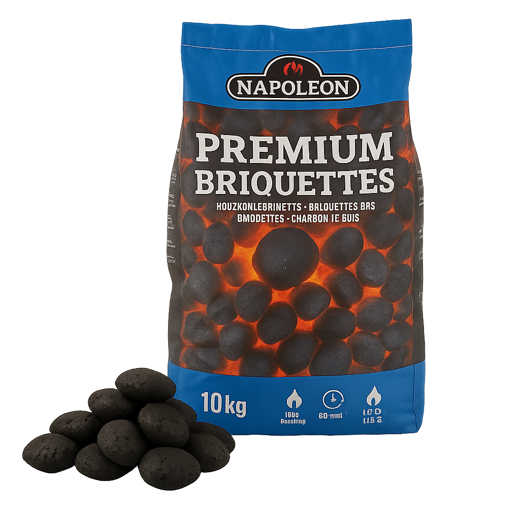 Napoleon premium grillbriketten - 10kg | Napoleon