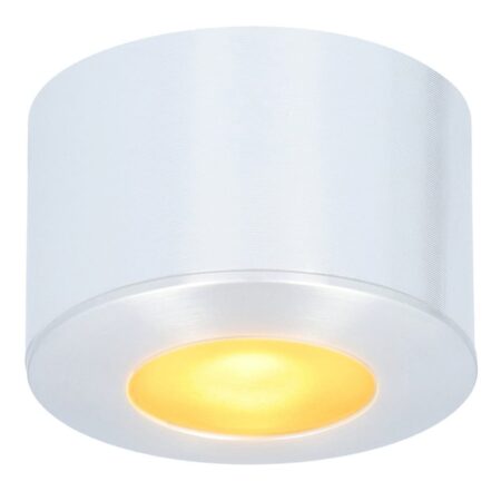 Navarra Mini LED Opbouwspot - 12 Volt 3 Watt 200 lumen - Dimbaar - Plat 21.5mm - 2700K - IP44 waterdicht - Aluminium | HOFTRONIC