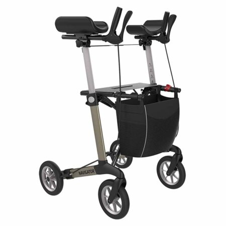 Navigator rollator met softwielen en draaibare onderarmschalen | Rehasense | Rehasense