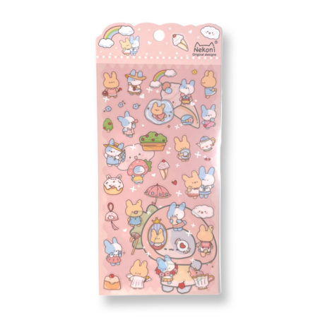 Nekoni Bunny Stickers | -