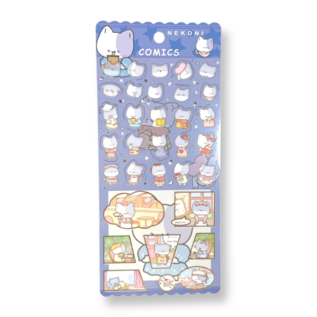 Nekoni Comics Cat Stickers | -