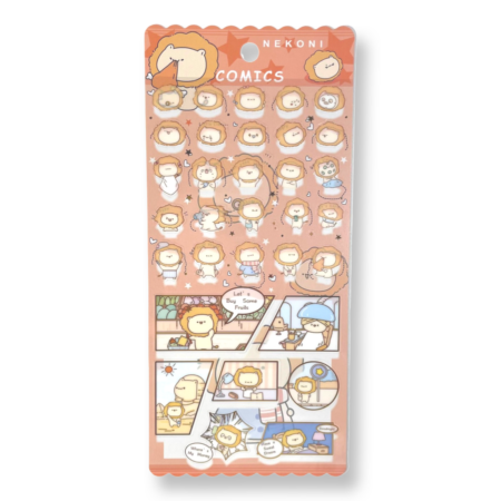 Nekoni Comics Lion Stickers | -