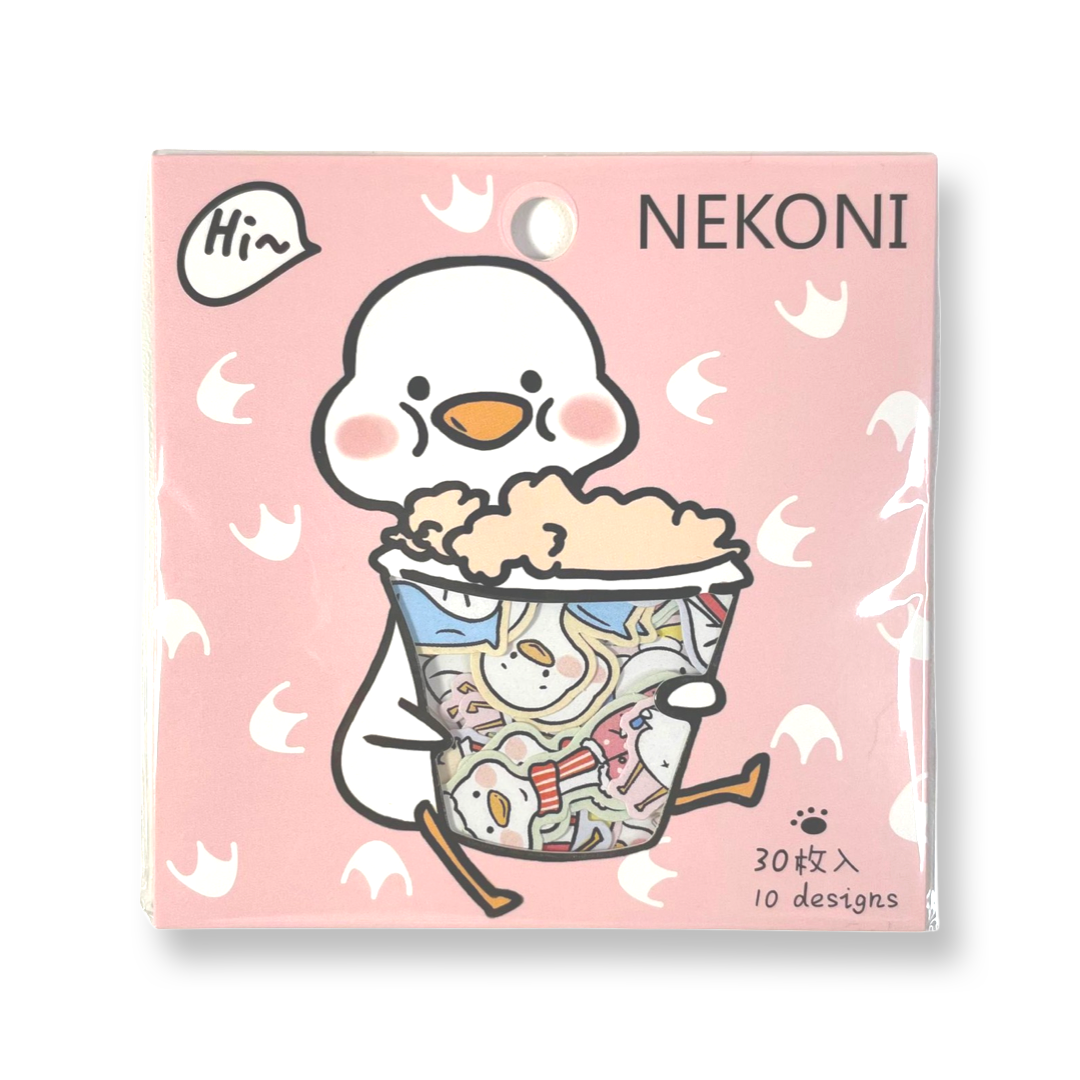 Nekoni Eend Stickerzakje | -