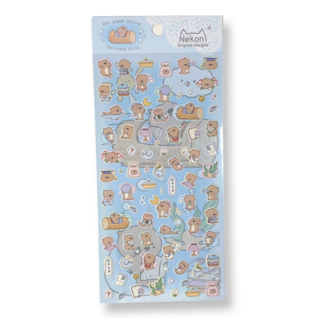 Nekoni Mini Stickers - Otter | -