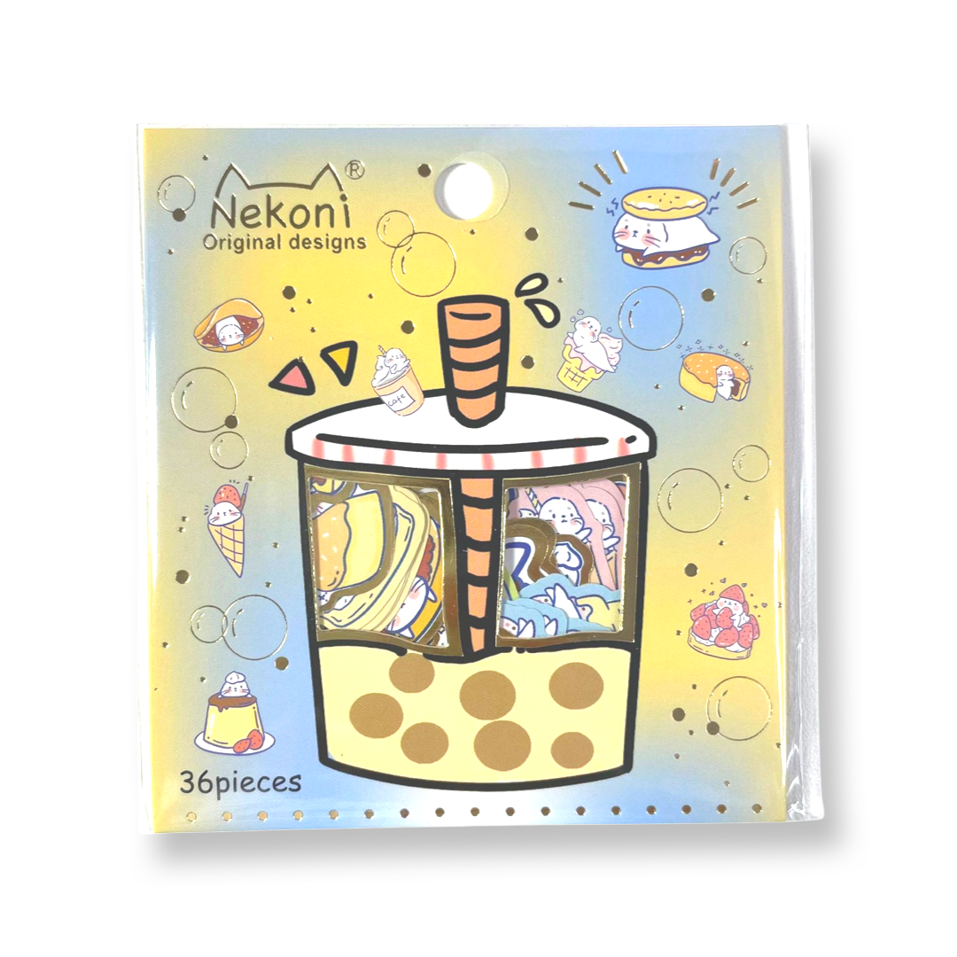 Nekoni Zeehond Boba Stickerzakje | -