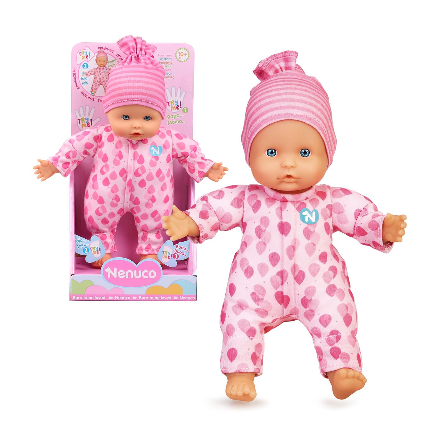 Nenuco zachte babypop 25cm 3 functies | Nenuco