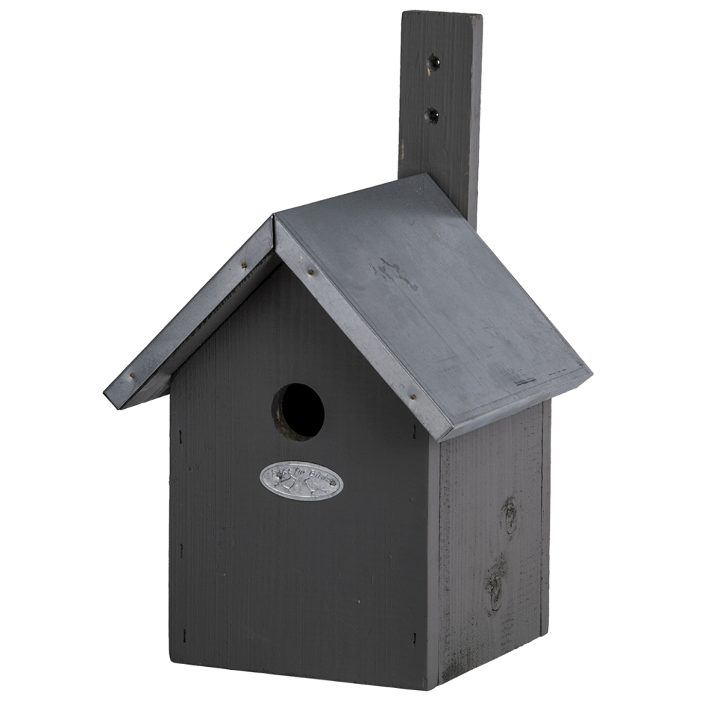 Nestkastje Pimpelmees Grijs / zwart - Esschert Design | Esschert Design