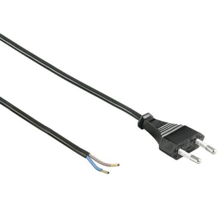 Netsnoer - Europlug (Type F Schuko) - 3 meter - 0.75 mm² - 220-240 Volt - Zwart - Voor binnen | HOFTRONIC
