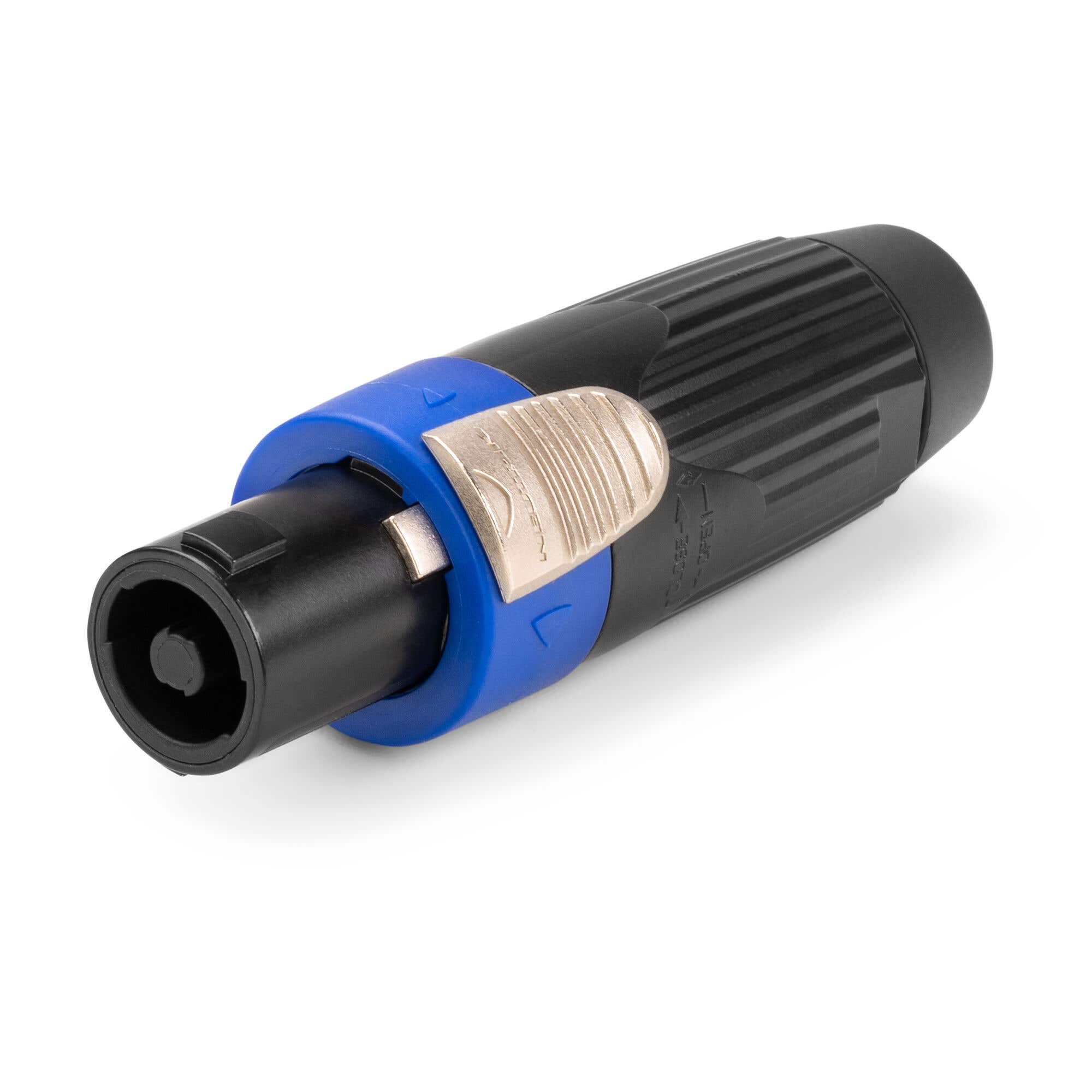 Neutrik - 4-polige Speakon Vrouwelijke Kabelconnector - zwart metaal - | NEUTRIK