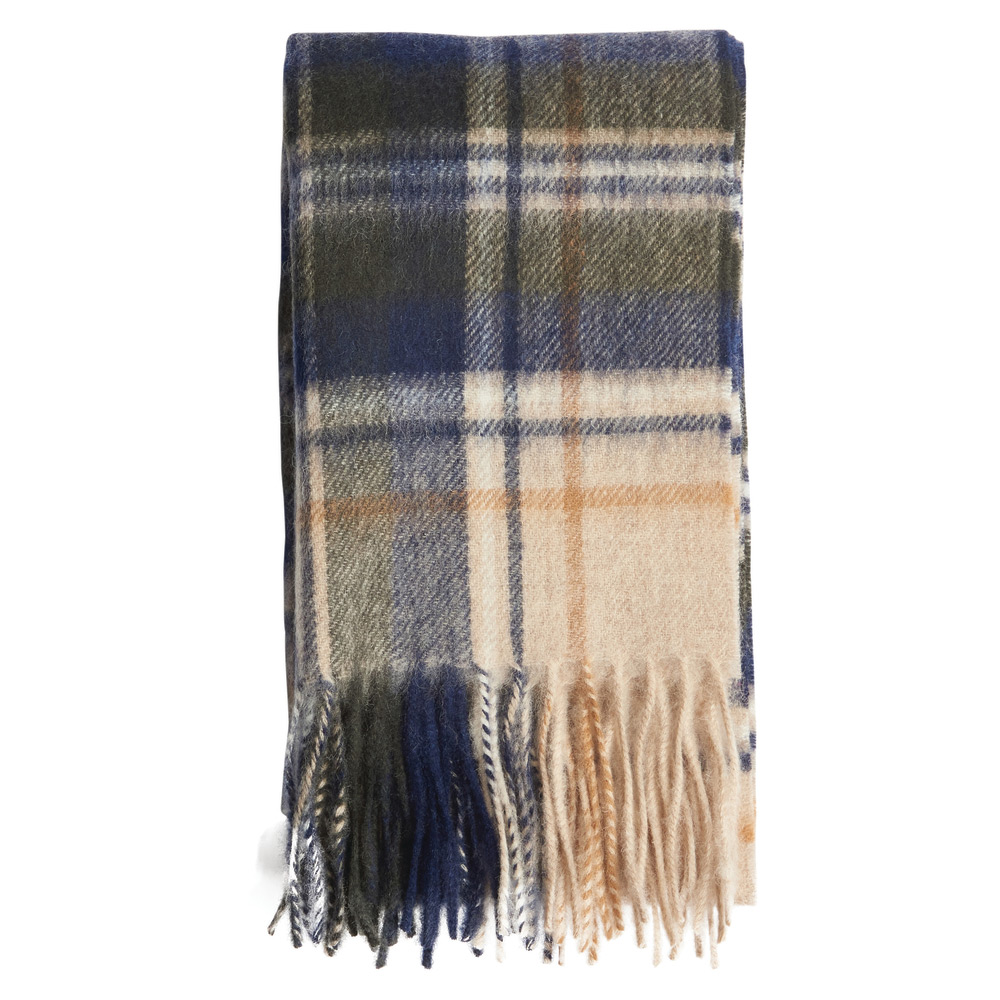 New Check Tartan Sand Beige Plaid | Barbour