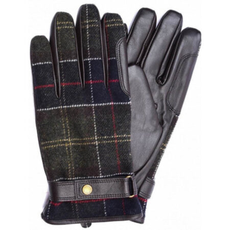Newbrough classic Tartan handschoen heren | Barbour