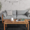 Nohr 2-zits Loungebank Tenia Acaciahout - Naturel | Nohr