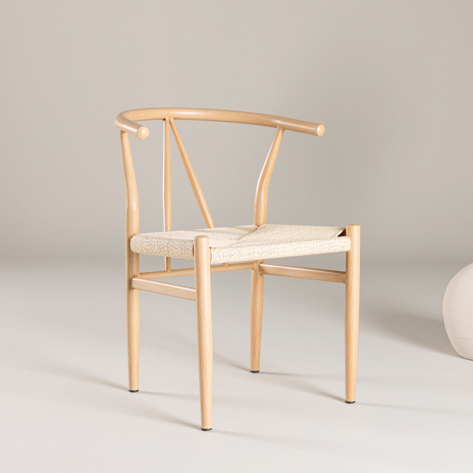 Nohr Eetkamerstoel Atalie Rattan - Beige | Nohr