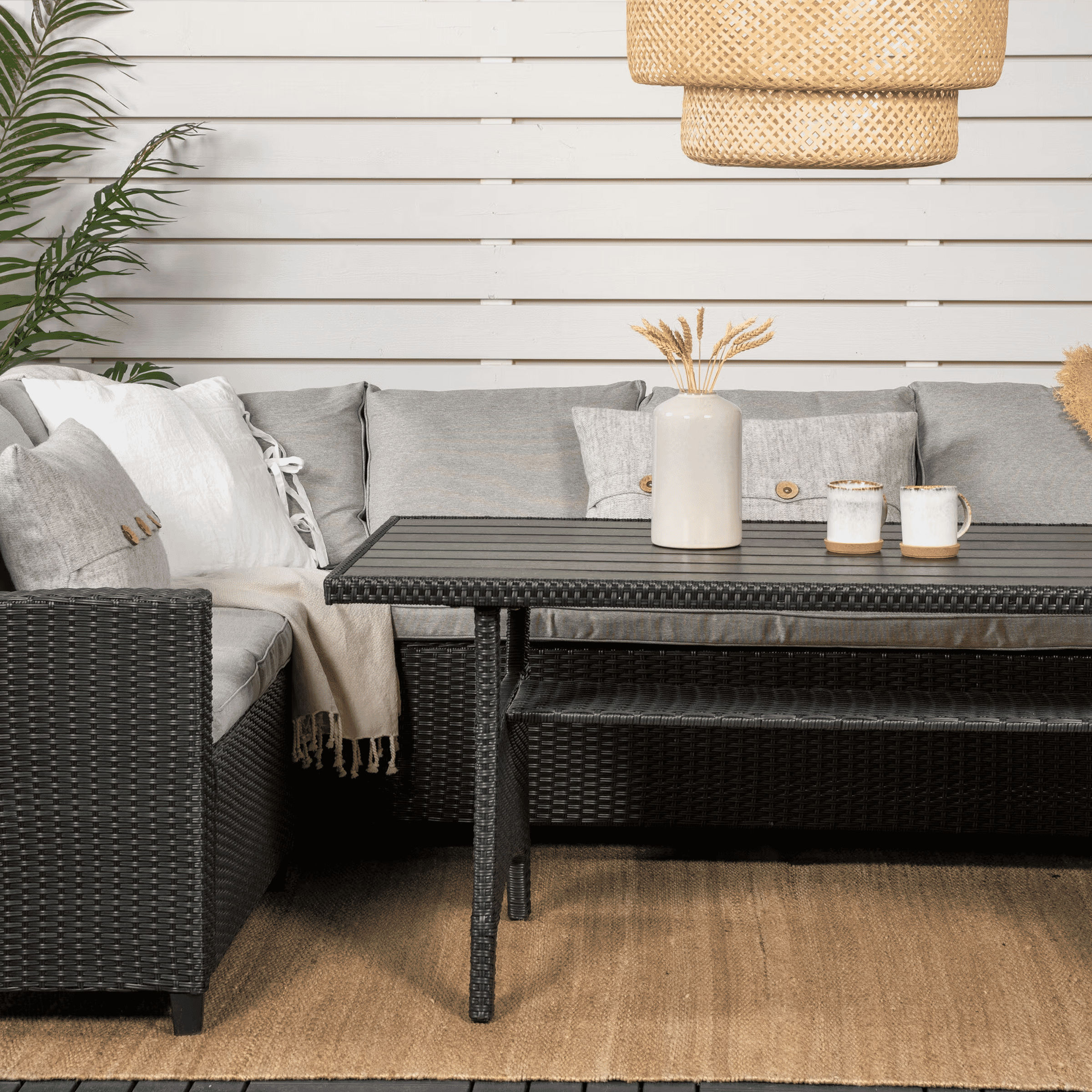 Nohr Loungeset Charnell - Grijs/Zwart | Nohr