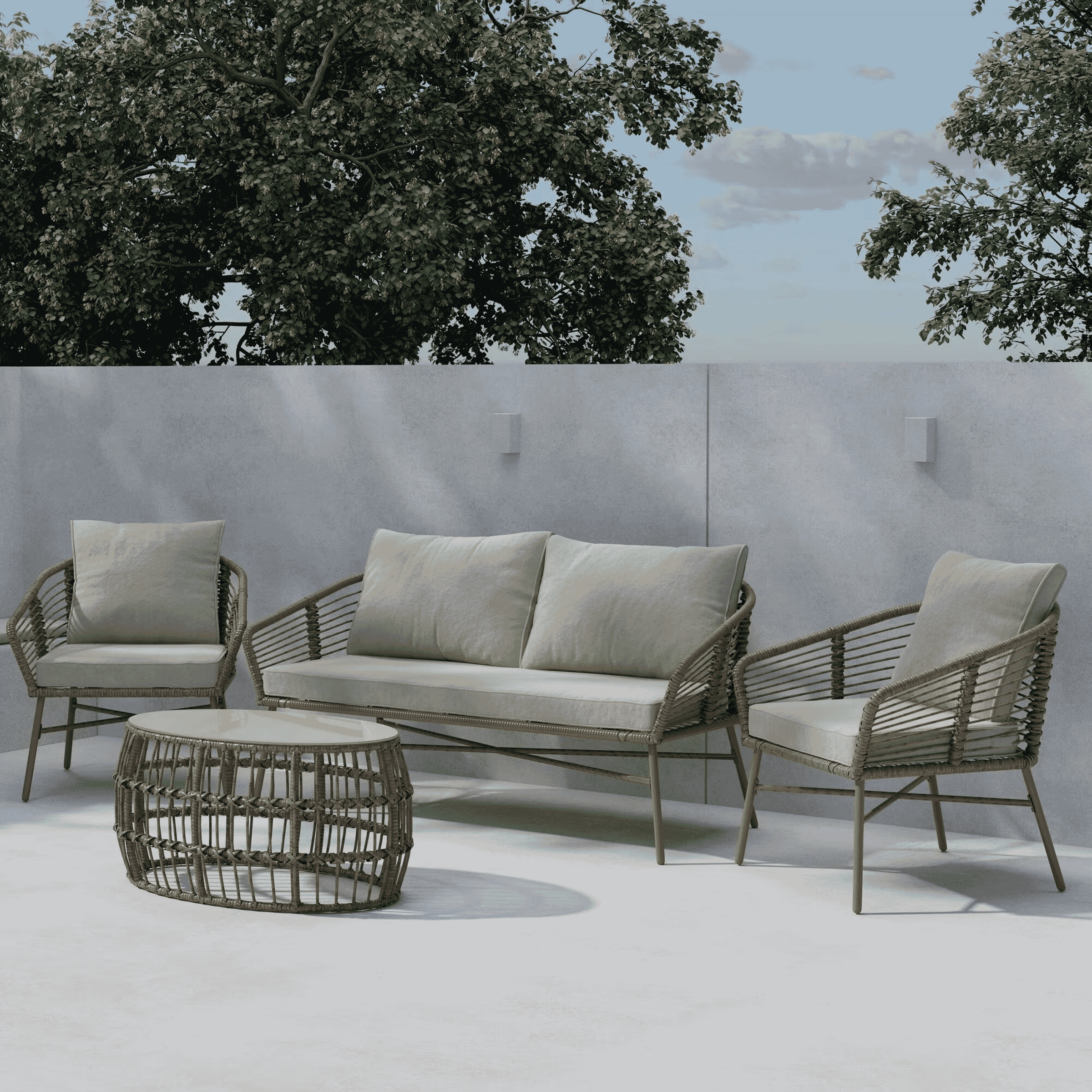 Nohr Loungeset Clare Met bank