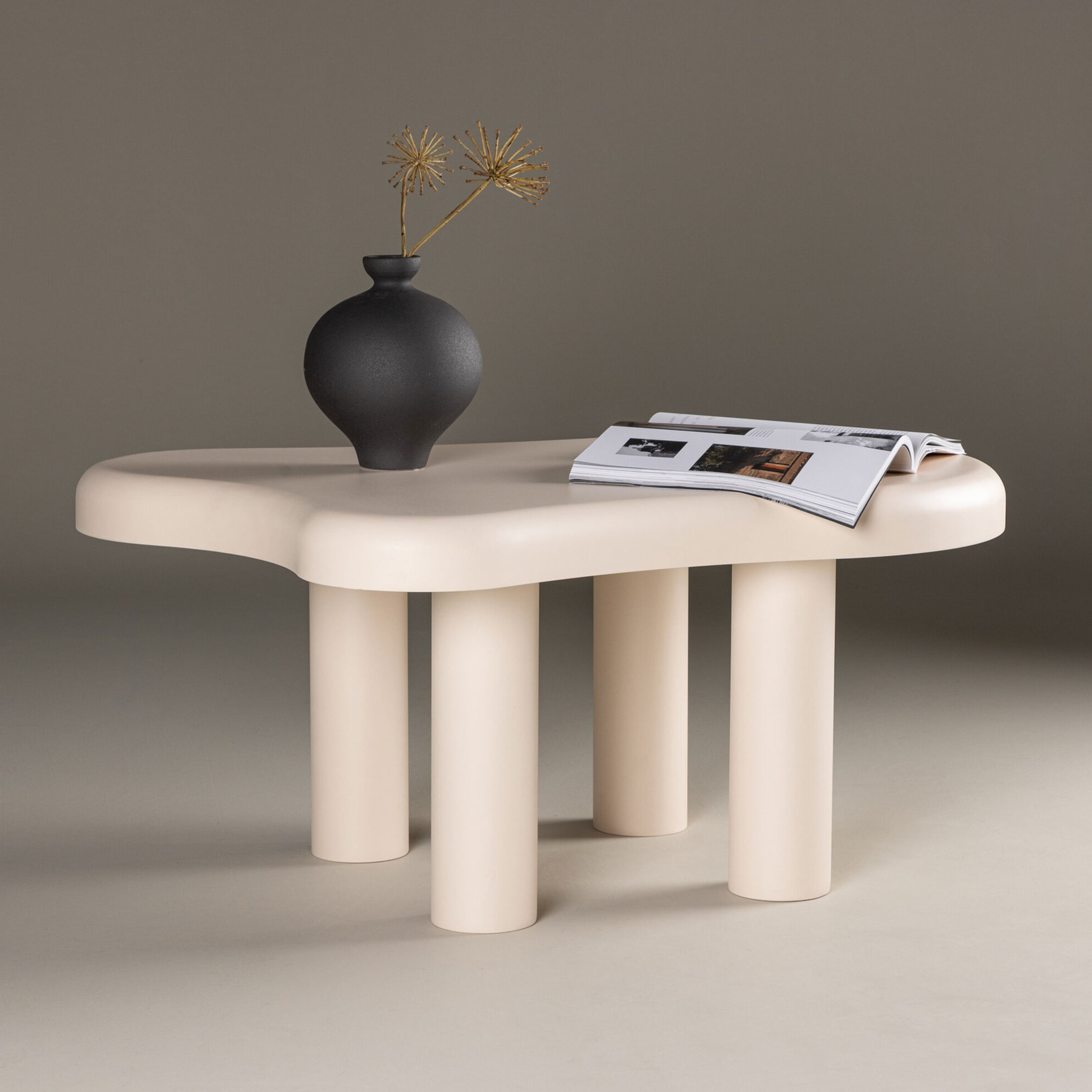 Nohr Organische Salontafel Trene 100 x 71cm - Wit | Nohr