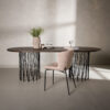 Nohr Ovale Eettafel Danni 220 x 100cm - Mokka - Ovaal | Nohr